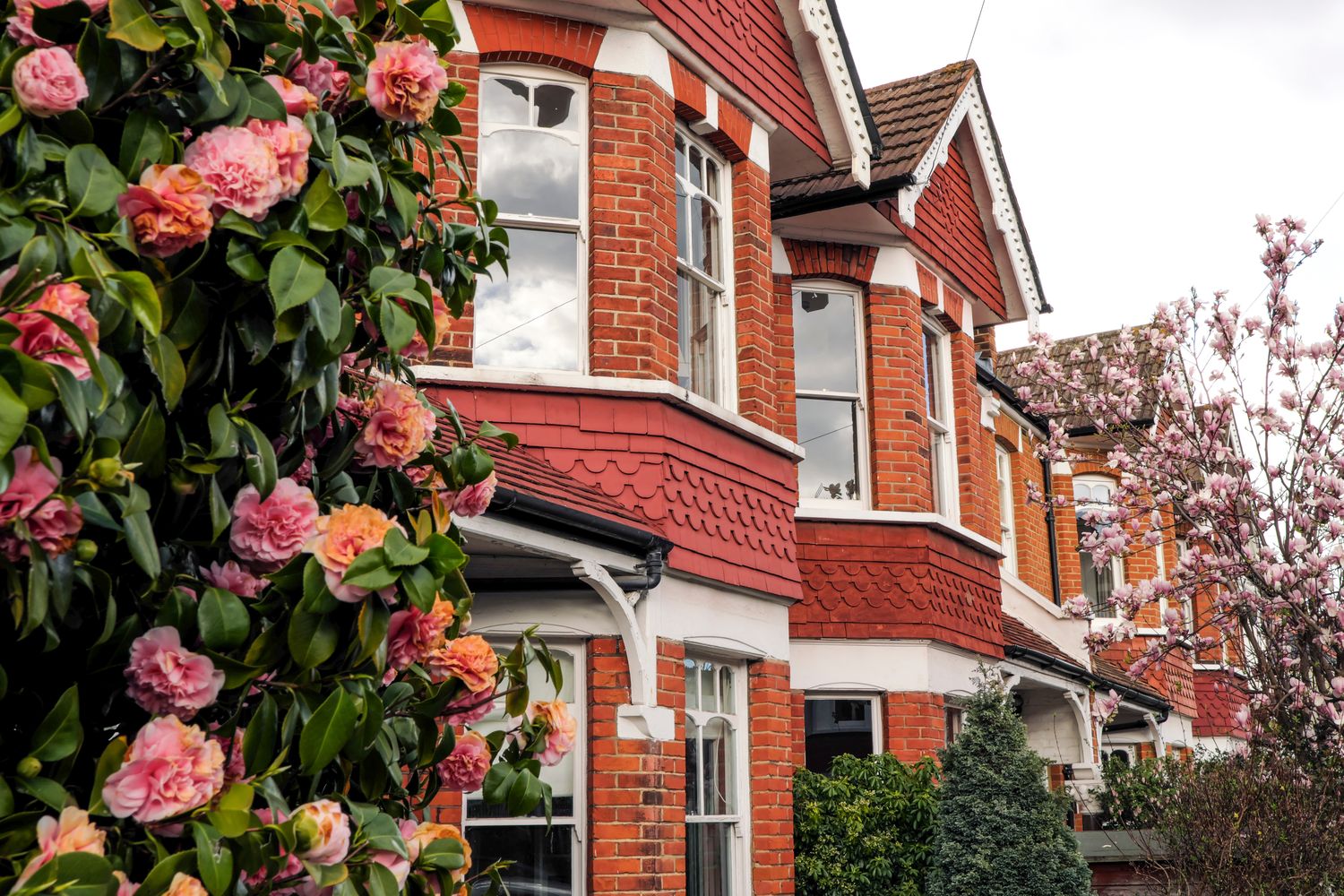 A row of UK rental property, or a portfolio map visual.
